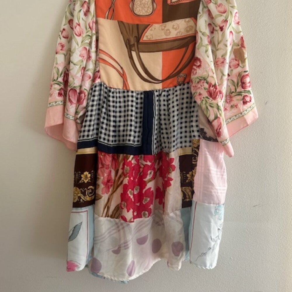 Nuuly Place Nationale Multicolor One-of-a-Kind Kaftan Tunic NEW - Picture 16 of 16